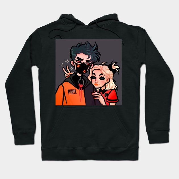 Sweet lovers Hoodie by LinDemonic